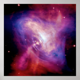 Crab Pulsar Time Laptops - Neutron Star Space-avbi Poster