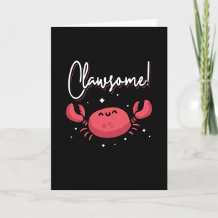 Crab Pun Funny Kort