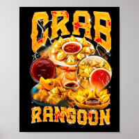 Crab Rangoon Meme Bootleg Rap Stil 90 Tal Vintage