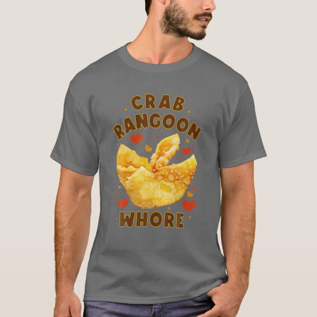 Crab Rangoon W.H.O.R.E Crab Rangoon Älskare T Shirt (Framsida)