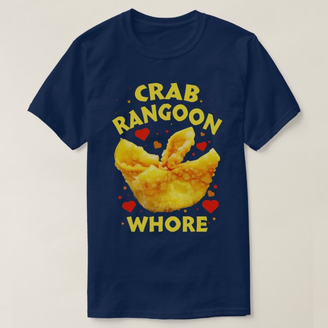 Crab Rangoon W T Shirt (Design framsida)