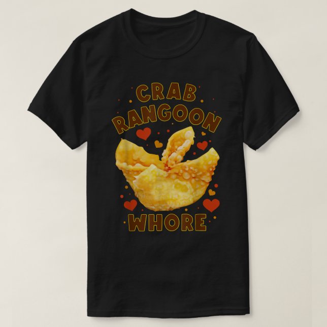 Crab Rangoon W  T Shirt (Design framsida)