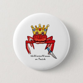 Crab Royalty med knivar, MeWarriorWoman på Twitch Knapp