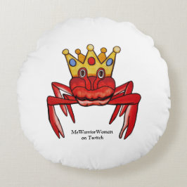 Crab Royalty, MeWarriorWoman på Twitch Rund Kudde