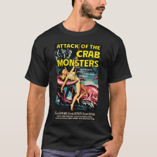 Crab, skräckfilmen vintage affisch tee shirt