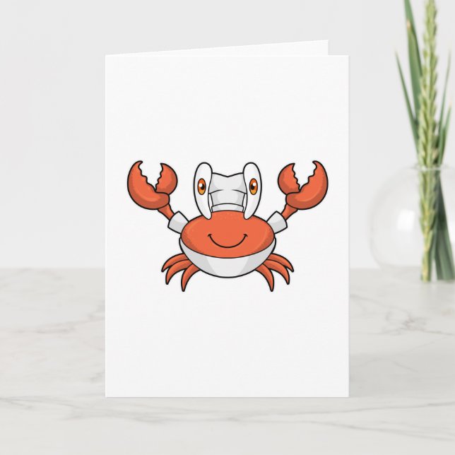 Crab som Cook med kokhat Kort (Framsida)