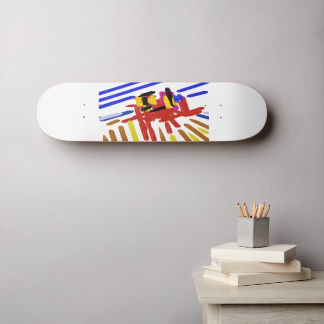 Crab-sommar Mini Skateboard Bräda 18,5 Cm (Väggkonst (Horz))