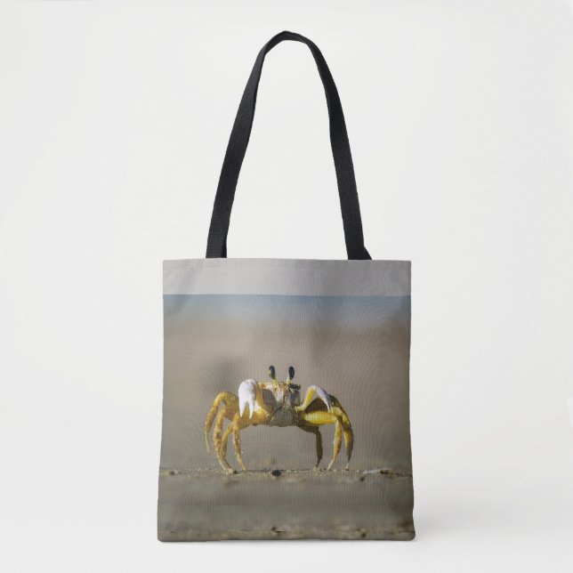Crab Tote Bag Tygkasse (Framsida)