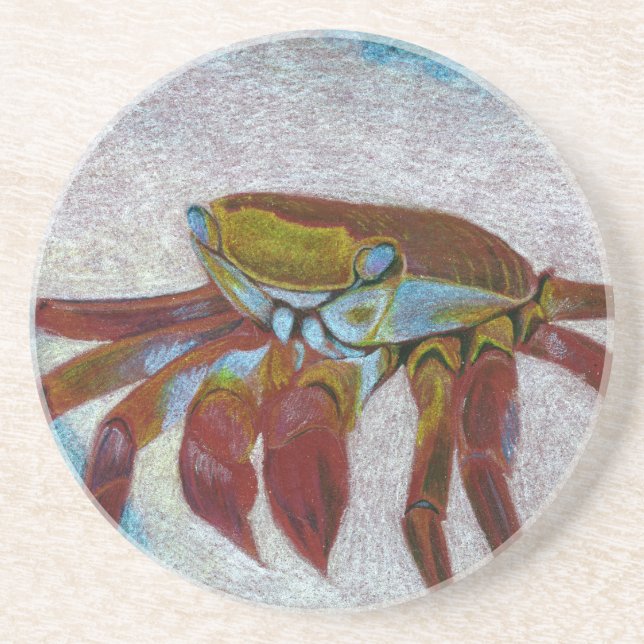 Crab Underlägg Sandsten (Framsidan)