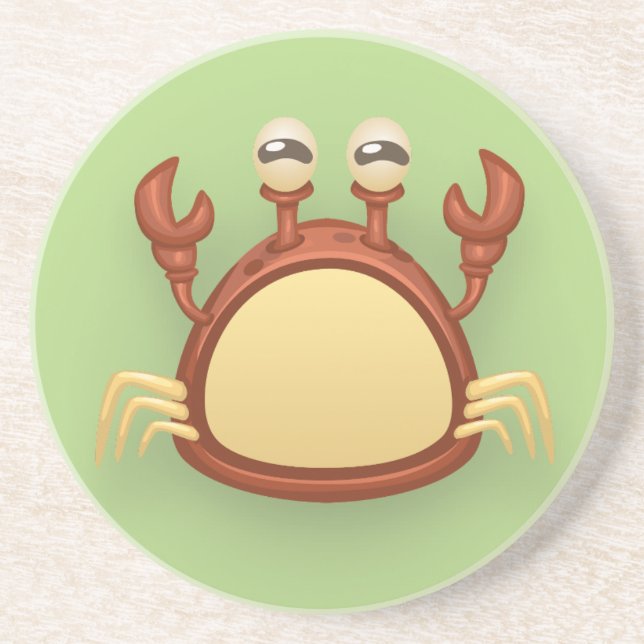 Crab Underlägg Sandsten (Framsidan)