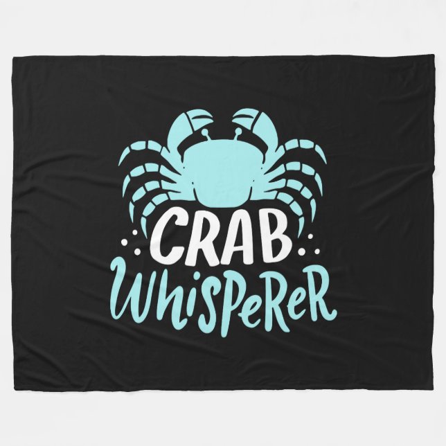 Crab Whisperer Fleecefilt (Framsidan (Horisontell))