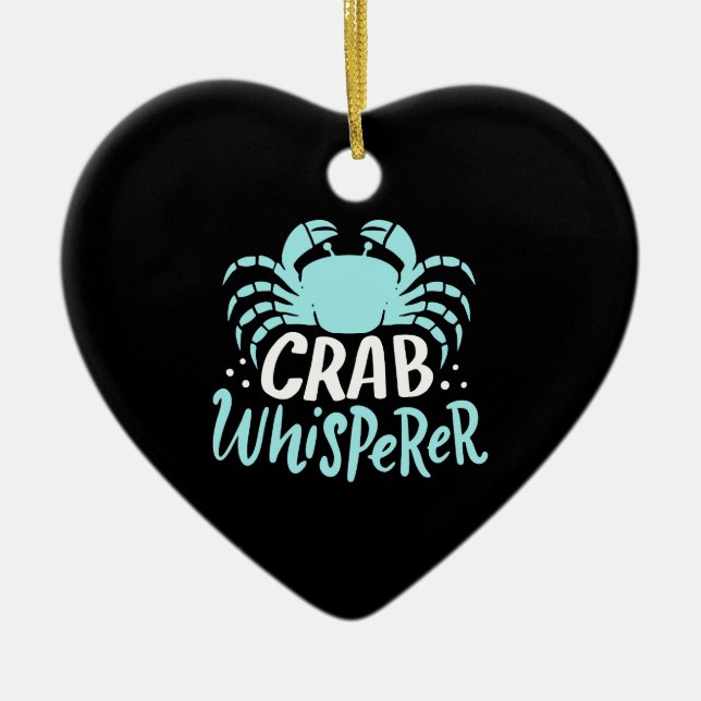 Crab Whisperer Julgransprydnad Keramik (Framsidan)