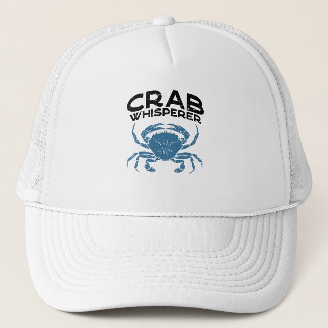 Crab Whisperer Vintage Crabbning Keps (Framsida)