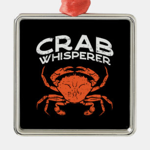 Crab Whisperer-Vintage Julgransprydnad Metall
