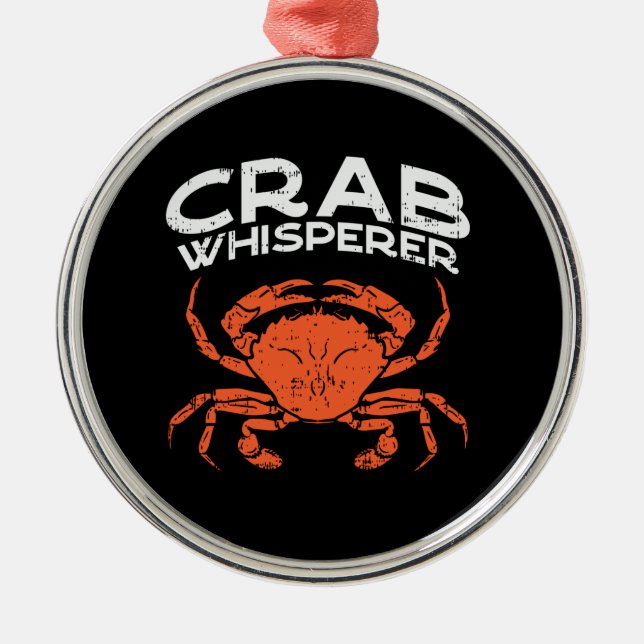 Crab Whisperer Vintage  Julgransprydnad Metall (Framsidan)