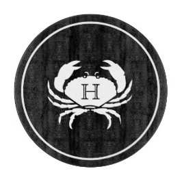 CRAB WHITE on BLACK Snyggt Modern Rand