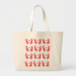 Crab Zodiac Tote Bag – Deep Cancer Sign Energy Jumbo Tygkasse
