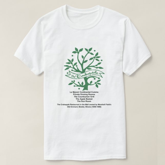 Crabapple Restaurant, Skokie, IL T Shirt (Design framsida)