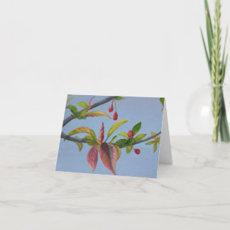 crabappleblommar kort