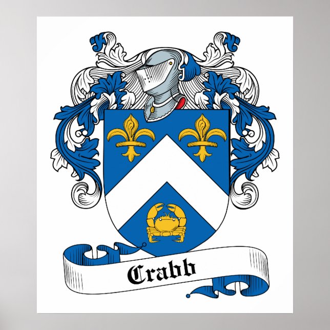 Crabb Family Crest Poster (Framsidan)