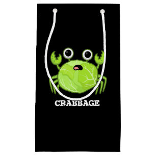Crabbage Funny Cabbage Crab Pun Mörk BG