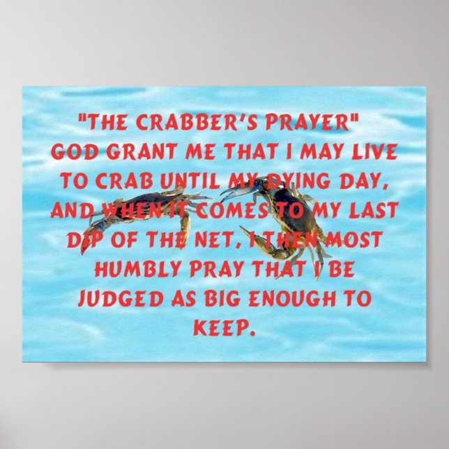Crabbers Prayer Poster (Framsidan)