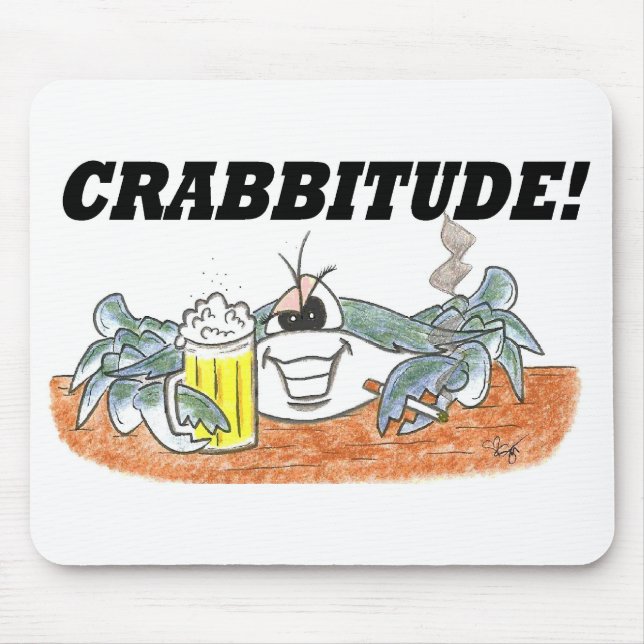 CRABBITUDE Mousepad Musmatta (Framsidan)