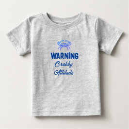 Crabby-attityd - roligt Baby T-Shirt