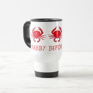 Crabby before Coffee Red Baltimore Maryland Crab Resemugg