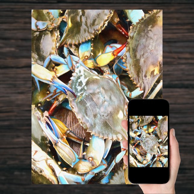 Crabby Blue Crabs Poster (Skapare uppladdad)