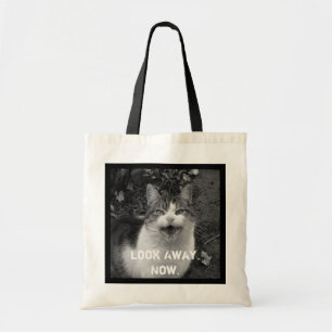 Crabby Cat Tote Bag Tygkasse
