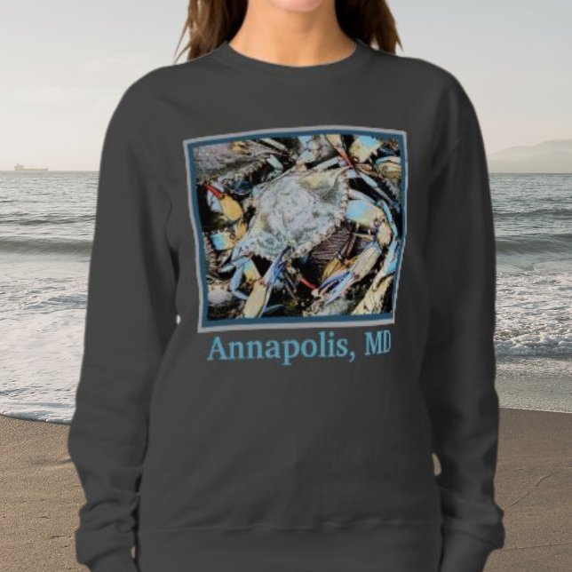 Crabby Crab Annapolis, MD Sweatshirt eller T-Shirt (Skapare uppladdad)
