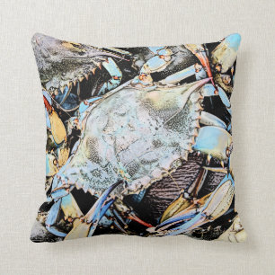 Crabby Crab Square Dekorativ kudde