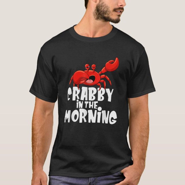 Crabby i Älskare vid morgonkrabban T Shirt (Framsida)