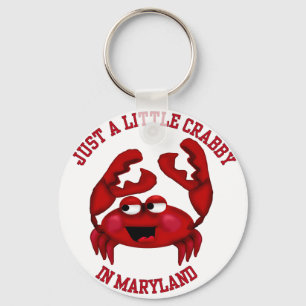 Crabby i Maryland Nyckelring