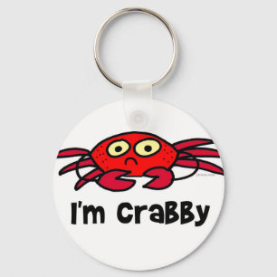 crabby keychain nyckelring