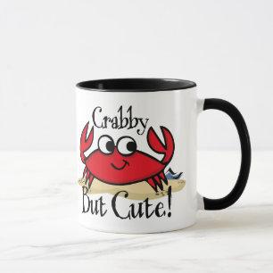Crabby men gullig mugg