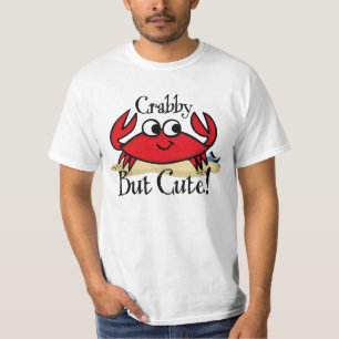 Crabby men gullig skjorta t-shirt