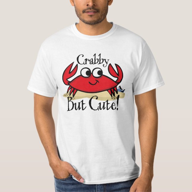 Crabby men gullig skjorta tröja (Framsida)