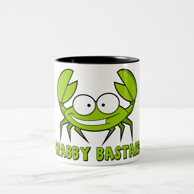 Crabby oäkting Två-Tonad mugg (Center)