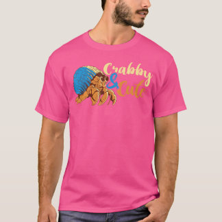 Crabby och Cute Hermit Crab Sea Animals Hermit Cra T Shirt