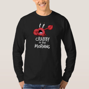 Crabby på morgonen Sömnig Crab Pajama Ni T Shirt