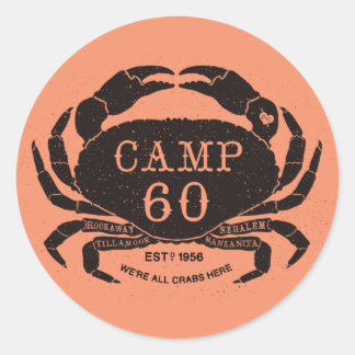 Crabby Stickers Runt Klistermärke