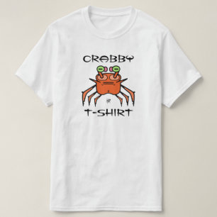 Crabby t-shirt-skämt v1 t shirt