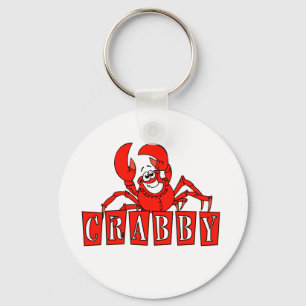 Crabby Tshirts och gåvor Nyckelring