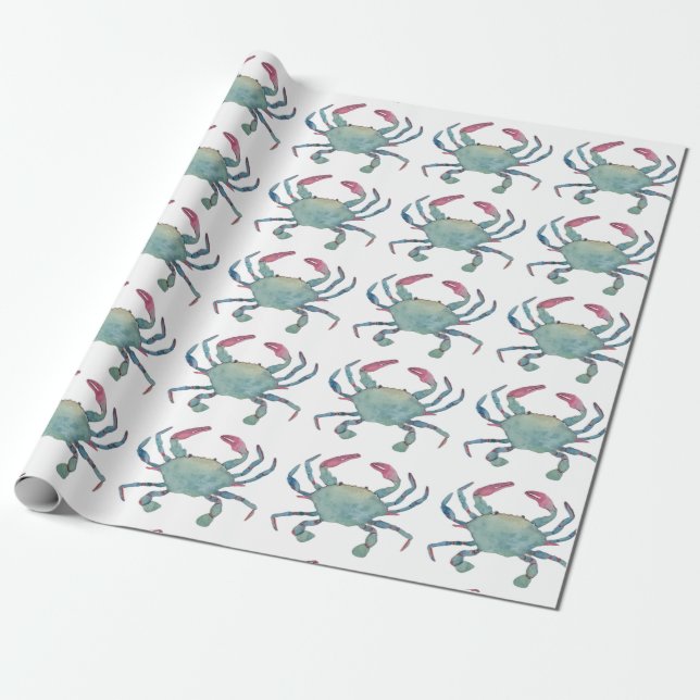 Crabby Wrapping Papper Presentpapper (Utrullad)