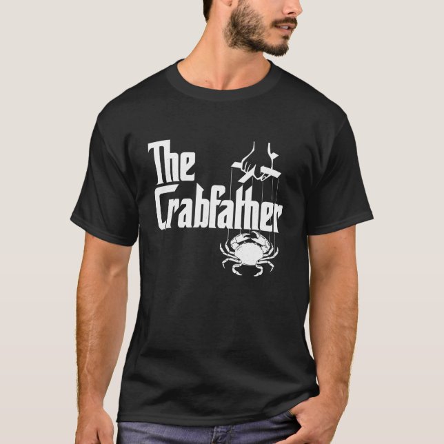 Crabfather Crabbing Crabber Far's Day Anima T Shirt (Framsida)