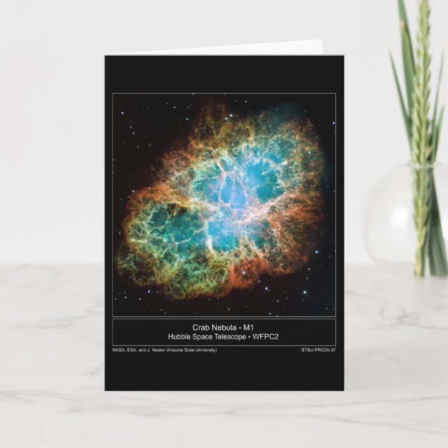 CrabNebulaM1-2005-37 Kort (Framsida)