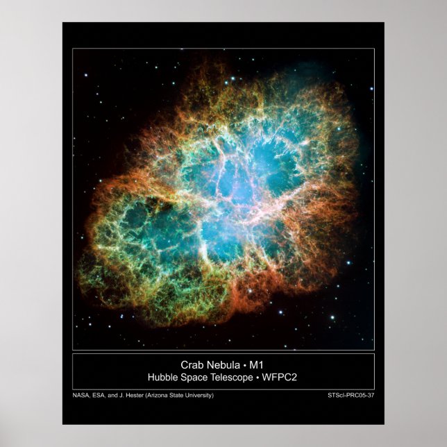 CrabNebulaM1-2005-37 Poster (Framsidan)