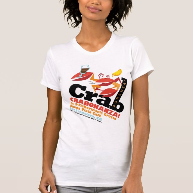 Crabonanza beklär den ljusa skjortan endast t-shirt (Framsida)